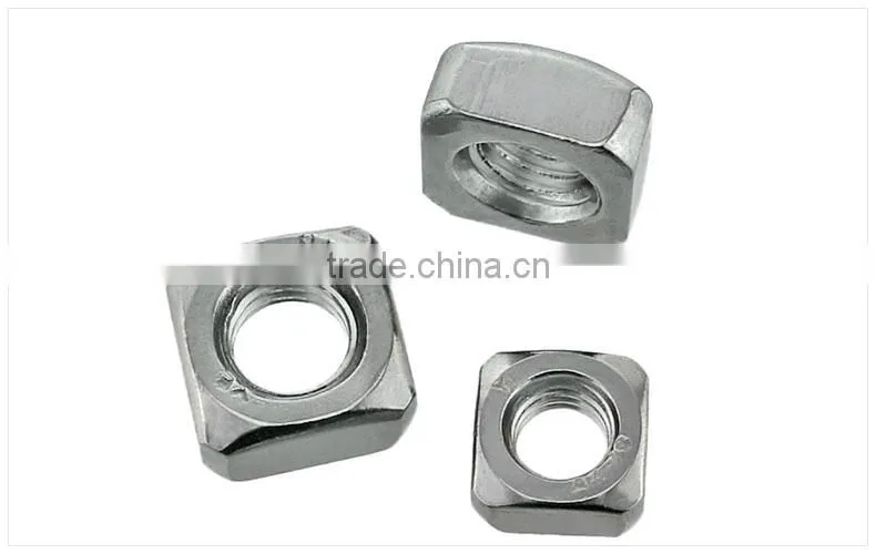 High quality stainless steel carbon steel square nut DIN557