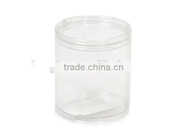 China shenzhen round clear container palstic favor tube candy container