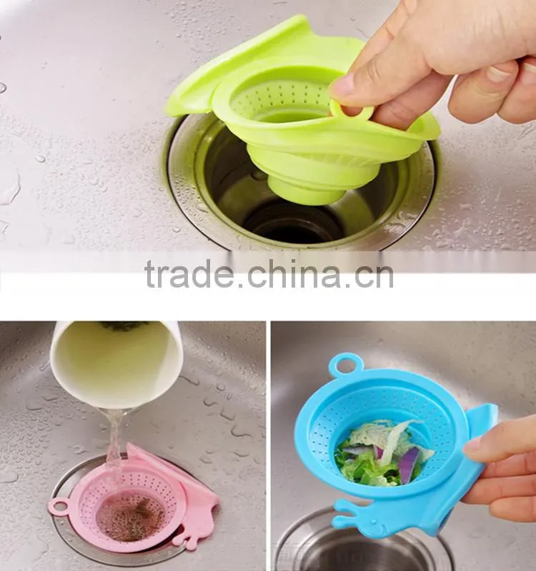 Household new items popular fanny silicone bathroom drainer China