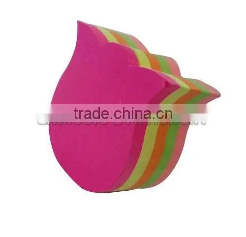 Die-Cut of Flower Sticky note pad
