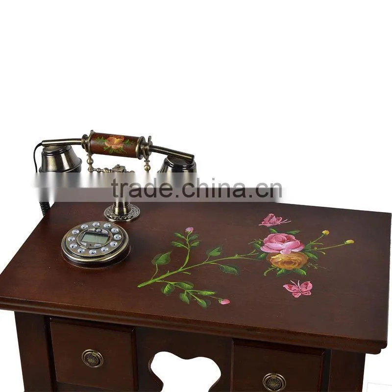 Solid Wood floor Antique Telephone business gifts