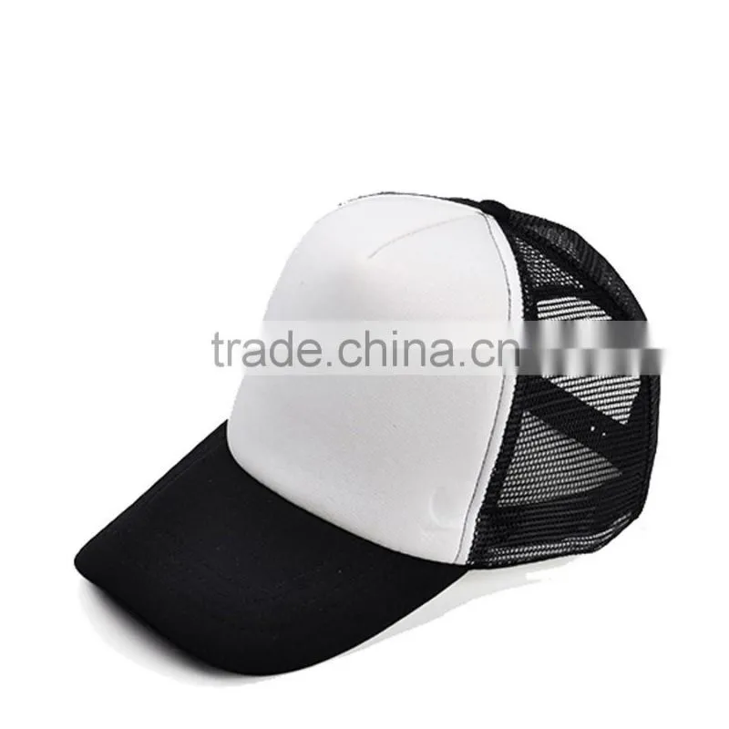 Custom sublimation blank trucker cap