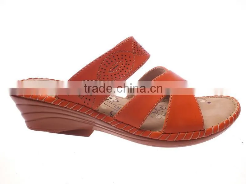 Women unique sandals low heel mark-thread comfortable sole slipper