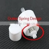 Manufacturer New Design pp plastic cosmetic airless bottle