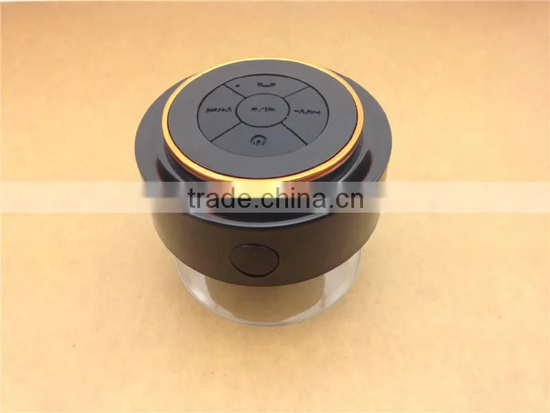 Best selling IP67 waterproof bluetooth speaker wirelss shower speaker with suction cup