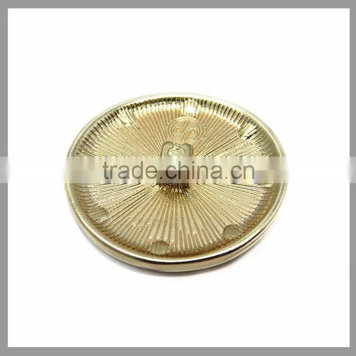 Hot Sale Diamond Decorated Stone Metal Button For Cloting