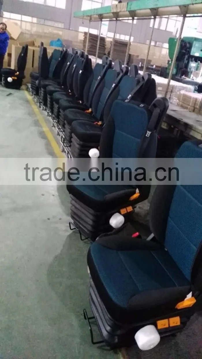 Fabric suspension used truck seat with 3 point safety belt for sale (YS15-C)