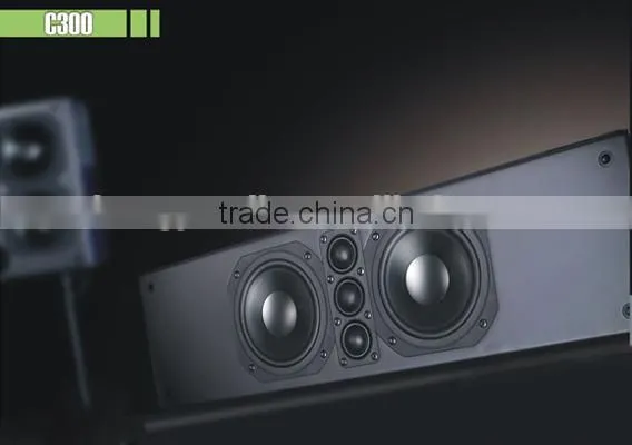 Sound system design speaker box 3 *1 inch tweeter 5.25 * 2 inch center speaker sound box