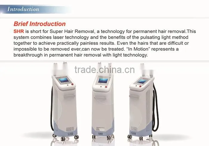 Nubway Promoting Depilation laser ipl shr elight hair removal system