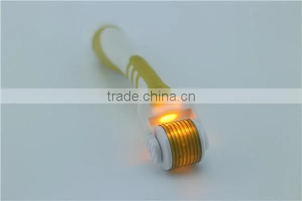 540 needles 4 colors facial skin roller led micro needle