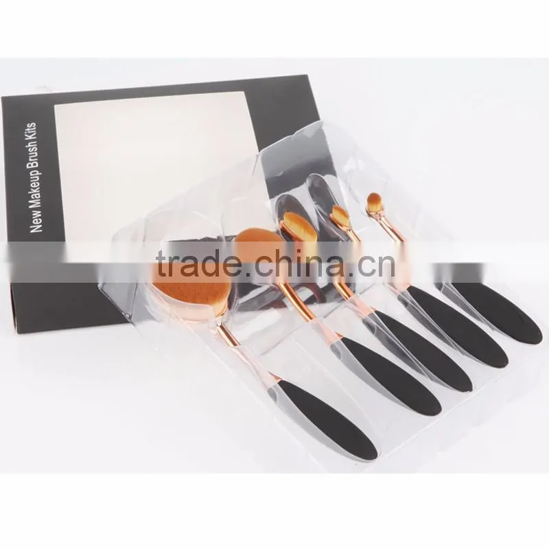 Oval Make Up Brush Set 5pcs