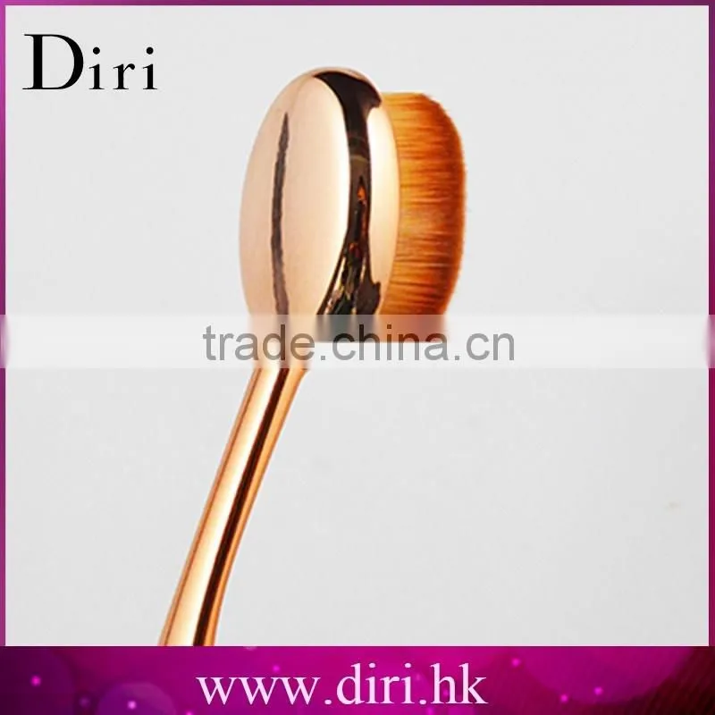 Cosmetic Makeup Face Powder Blusher Toothbrush Oval Makeup Brush Beauty Cosmetics