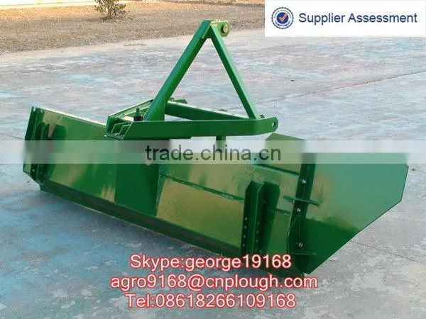 Tractor tow behind angle snow blade machine for cleaning