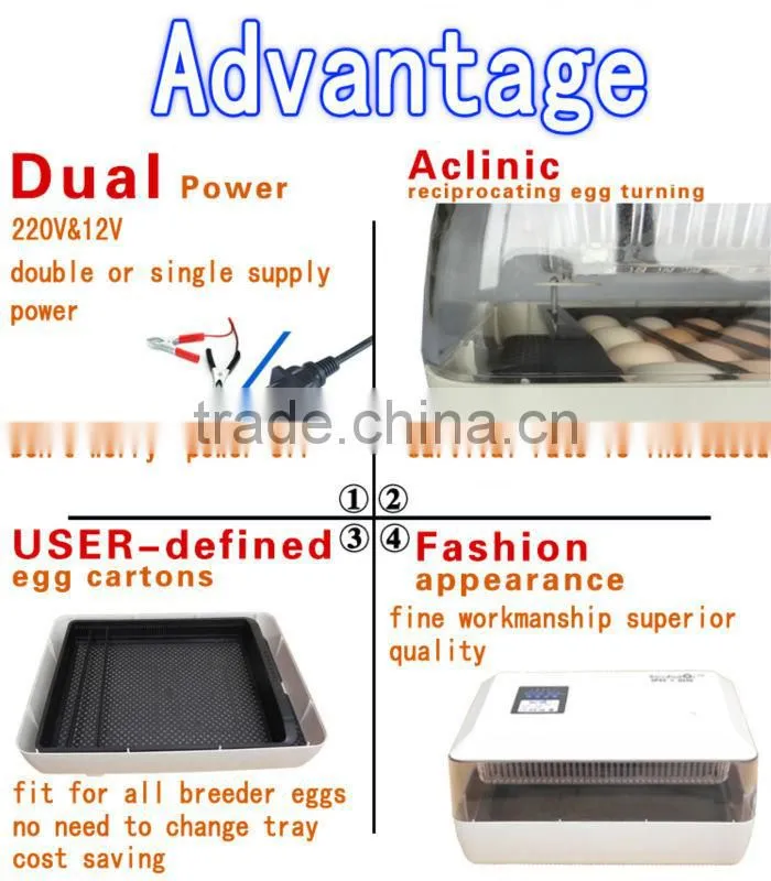 XS-60pcs high quality mini 60 pcs egg incubator
