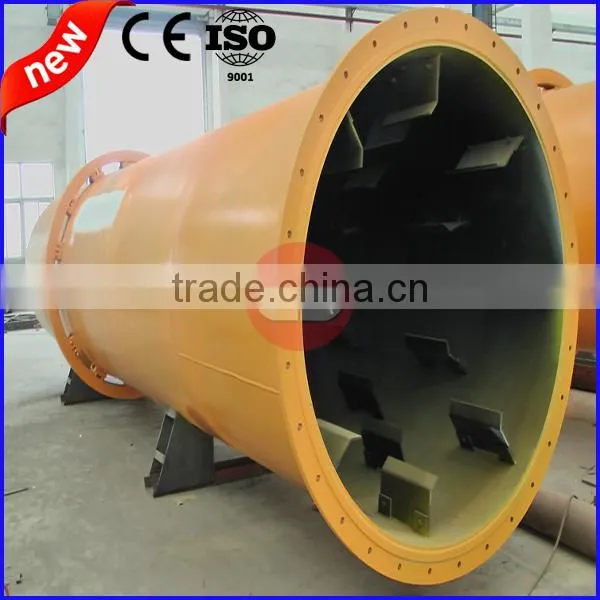 2015 new design rotary dryer for powder and pellet drying