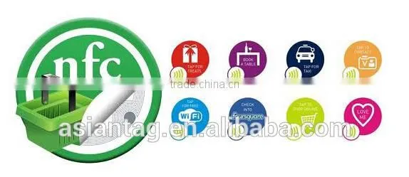 nfc tag sticker for protecting your products with logo printing