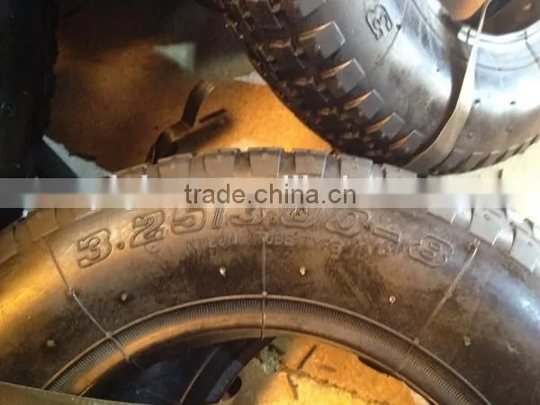 China cheap wheel barrow wheel tire 3.25-8
