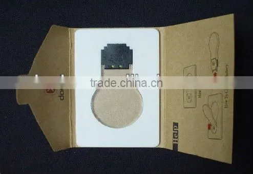 LED Pocket Light, Credit Card Size, can put in Wallet