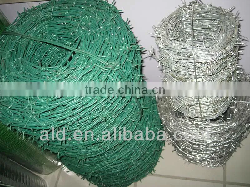 Anlida Hot-Sale 50-300m Plastic Coated Barbed Spiral Wire(10 Years Factory)