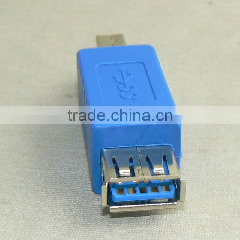 overspeed USB3.0 A Female to B Male Adapter(blue)