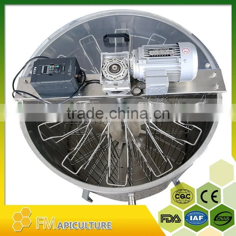 durable 24 frames electricl honey extractor with stand and honey flow gate; durable honey extractor ;