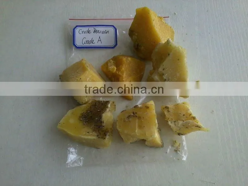 100% china bee base manufacturer natural raw beeswax from honey (yellow/white)