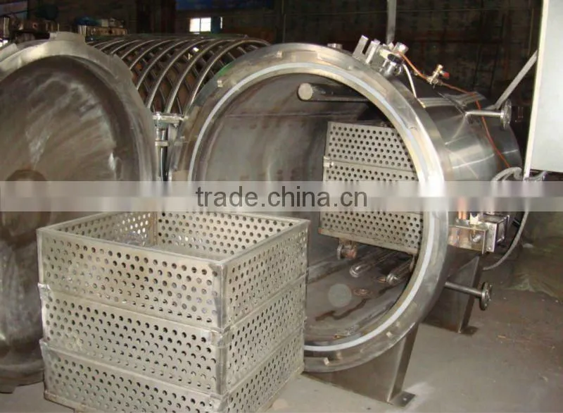 steam water spray autoclave retort / water spray sterilizer retort