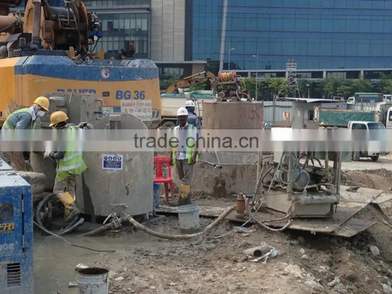 LGH-HD series 800 annual sales electric hydraulic chemical cement grout injection pump
