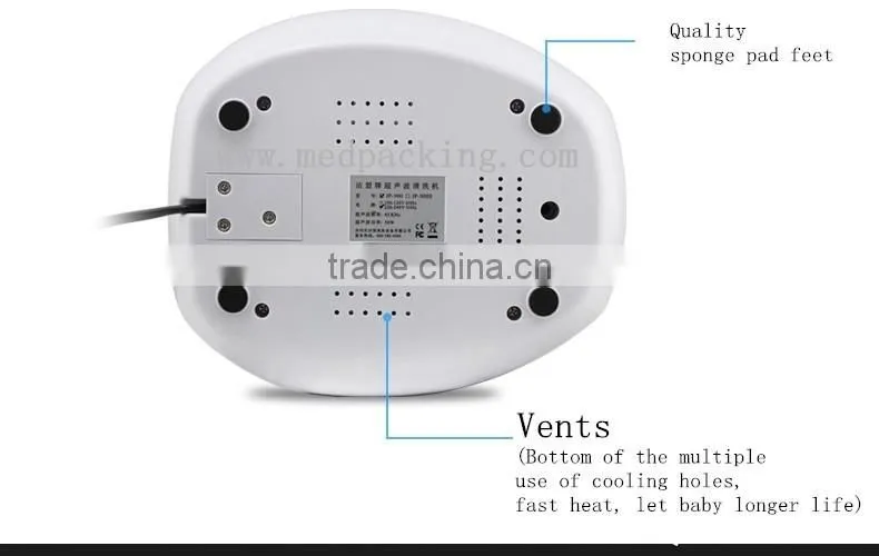 Silent Ultrasonic Cleaner JP-880 consumer and commercial glasses jewelry cleaner Shaver
