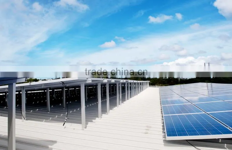 Hot new products rooftop solar aluminum mounting rack
