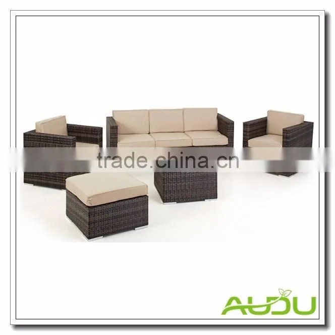 Audu Waterproof Wicker Flat Rattan Outdoor Sofa