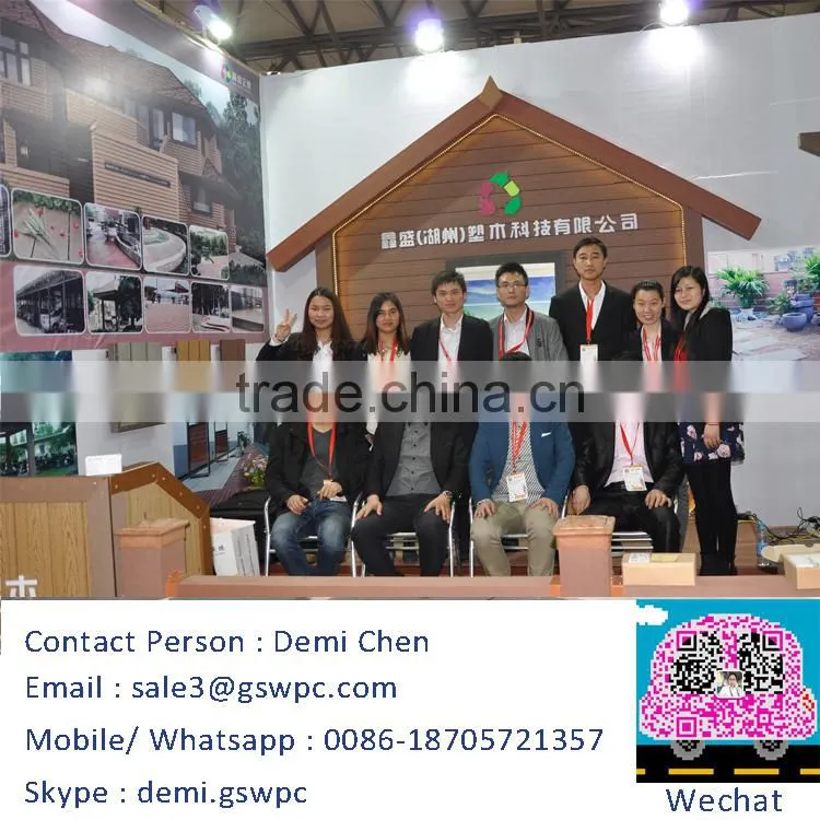 Original Wpc Flower Box For Garden high quality wood plastic composite flower box