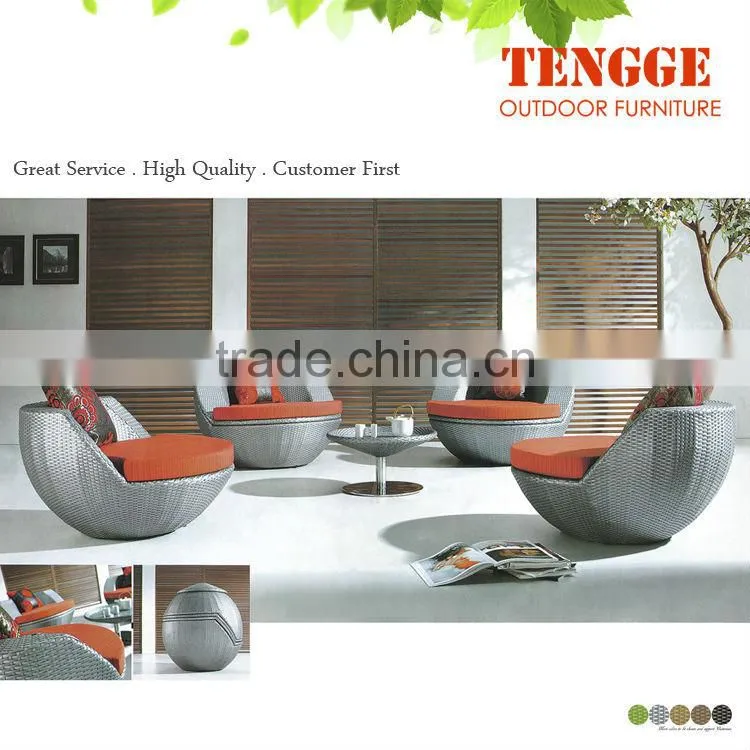 modern garden adult size egg chair