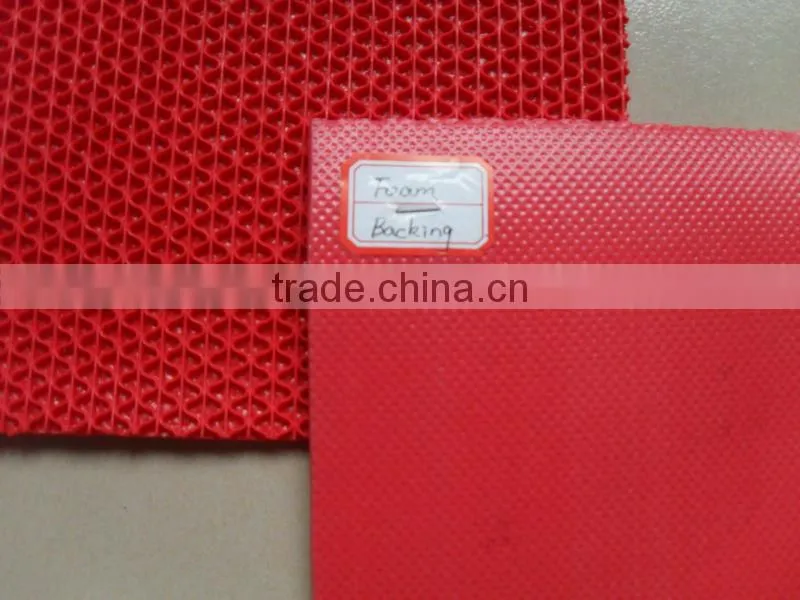 toilet PVC mat S pvc mat S mat with backing rubber mats with holes rubber hollow mat