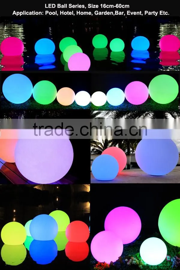 Waterproof Garden Pool Light Globe for outdoor wedding party