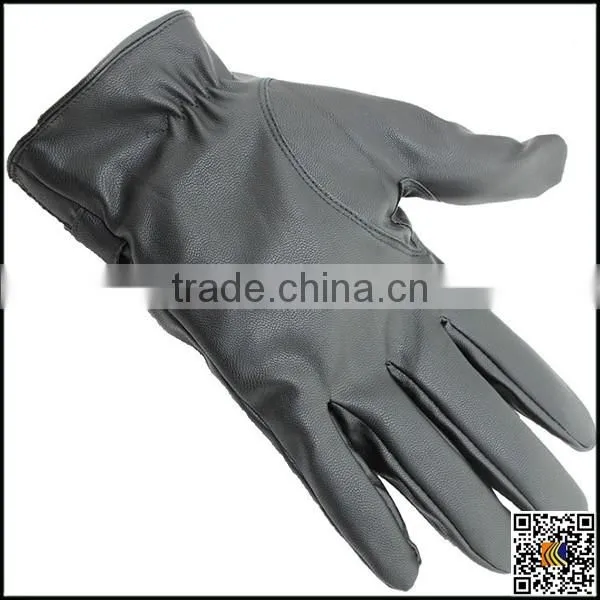 Wholesale winter men's golovs/ black leather glove for touch screen/2015 winter,touch screen leather gloves