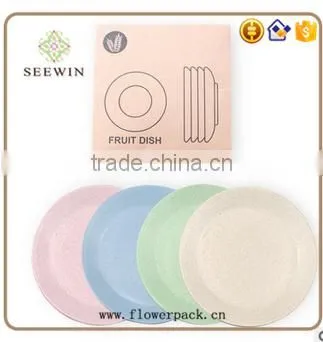 cheap environmental round plastic dinner plate