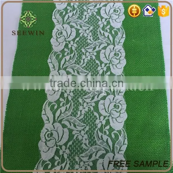 wholesale cheap burlap table runner