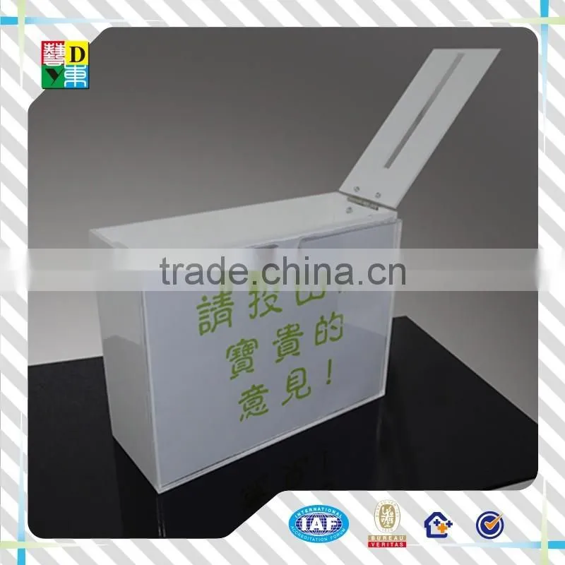 Custom size Acrylic sign holder with business card pocket