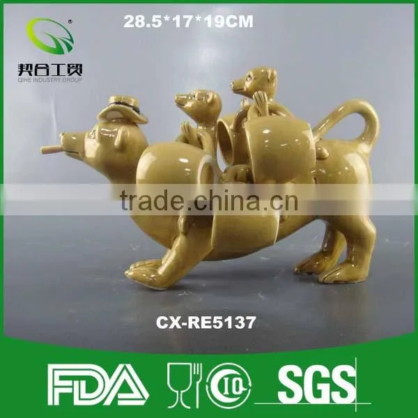 porcelain wine pot