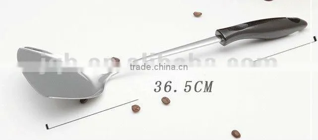 Stainless Steel Solid Turner Kitchen Utensils with SGS Silicone Coated