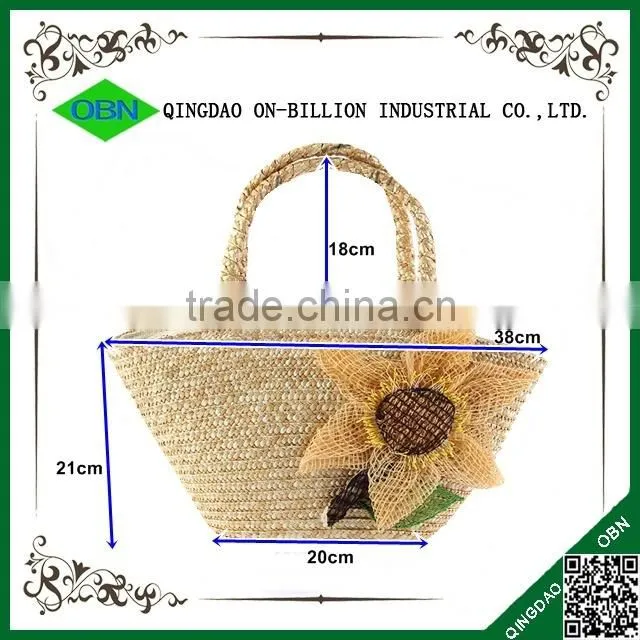 Lead fashion summer promotional straw handbag