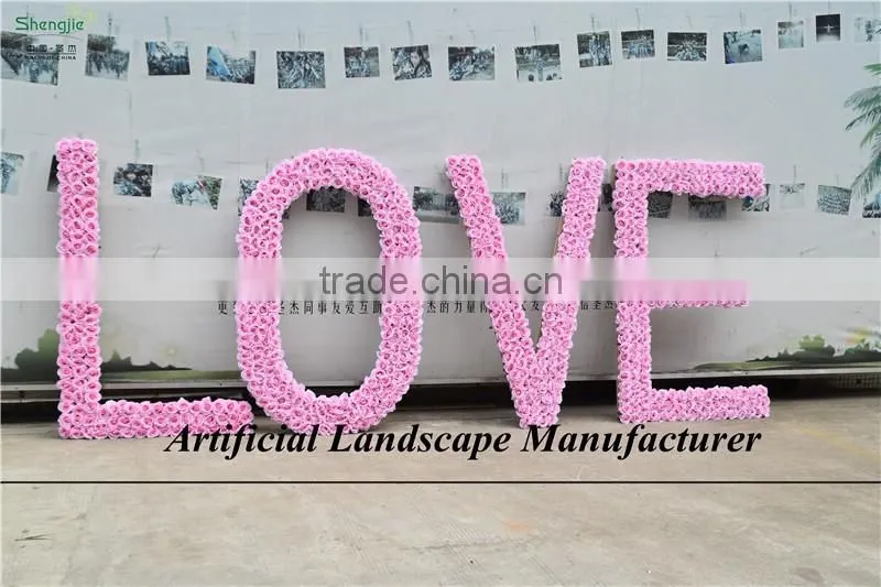 2016 New Style Artificial Flower Wall,Symbol Flower Wall Wedding Decor