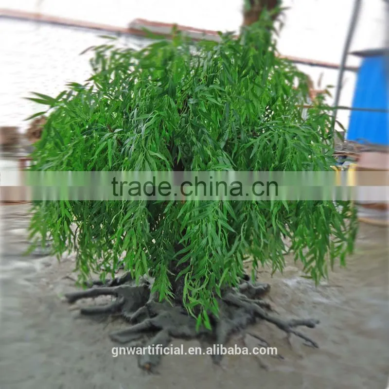 Plastic Artificial Weeping Willow Tree for Home Decoration BTR014 GNW