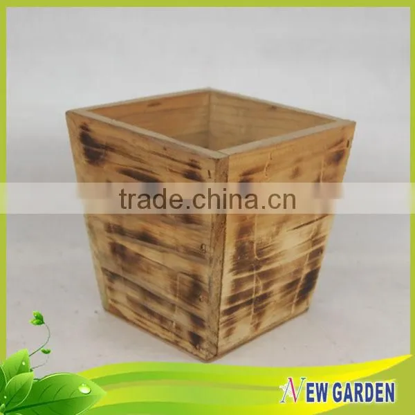 Wooden Ecologically Cheap Garden Decoration Rectangular Planter