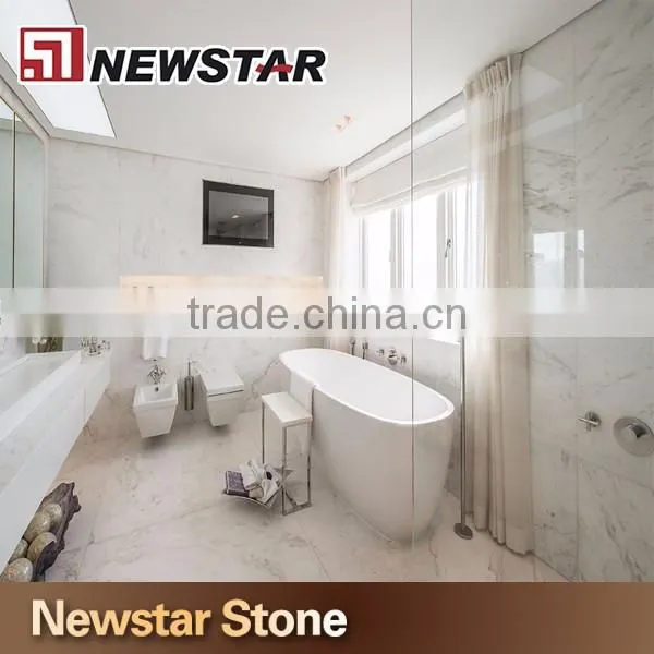 Newstar Volakas White Marble Tile Stone Flooring Color Tile
