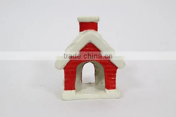 Christmas House Candle Holder