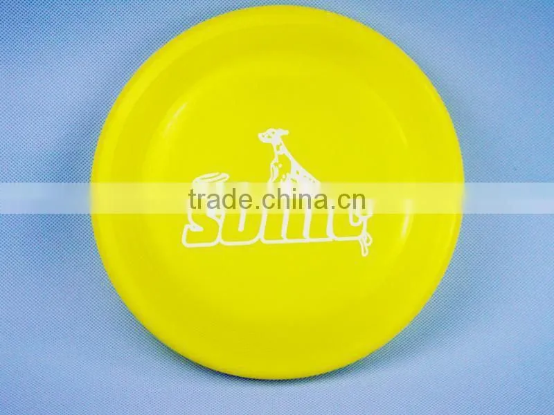 Plastic flying disk