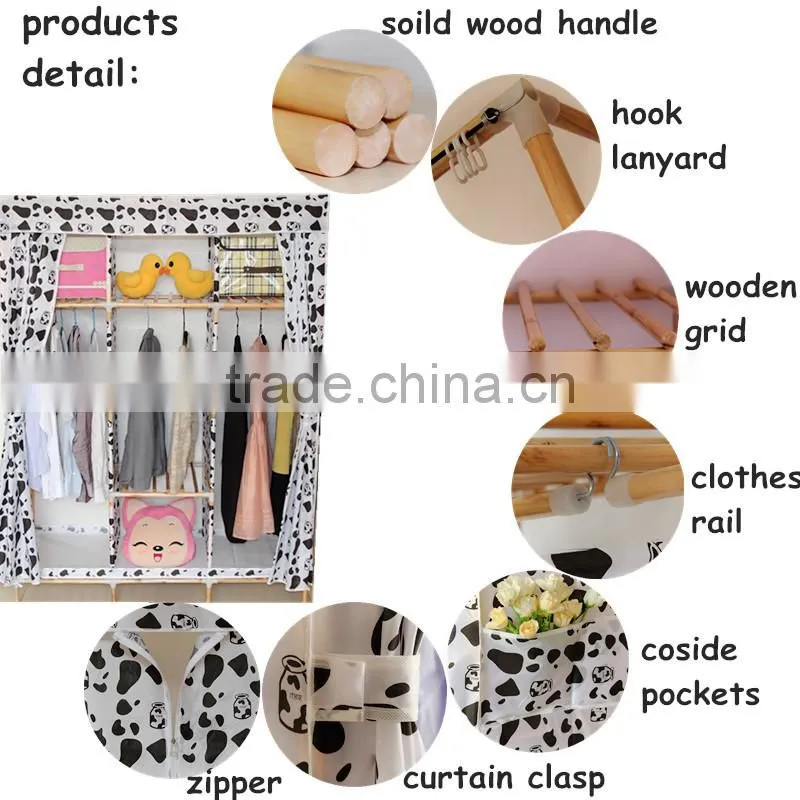eo-friendly moistureproof high quality clothes wardrobes designs