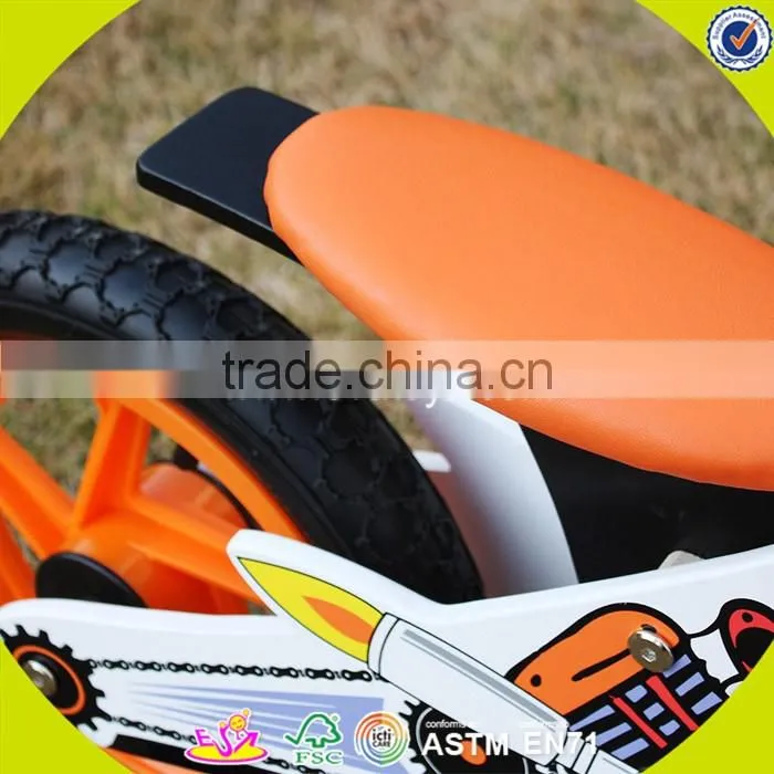 2017 hot sale kids wooden bike,popular wooden balance bike,new fashion kids bike W16C157